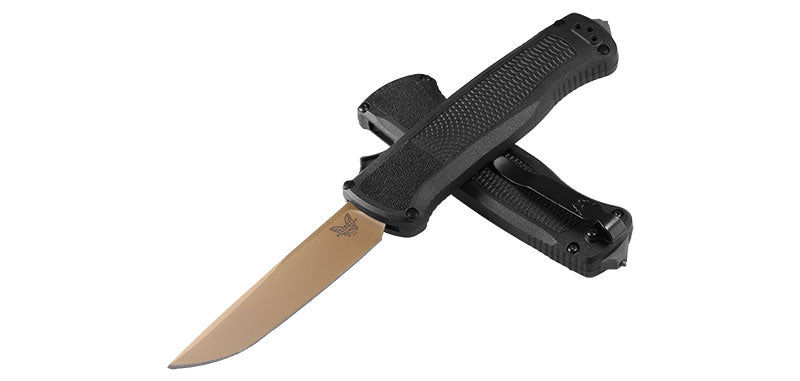 Couteau automatique Benchmade Shootout CF-Elite - Tanto, S30V