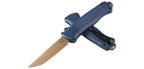 Couteau automatique Benchmade Shootout Crater Blue