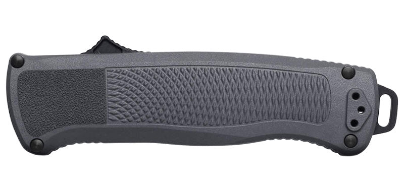 Couteau automatique Benchmade Shootout gris foncé