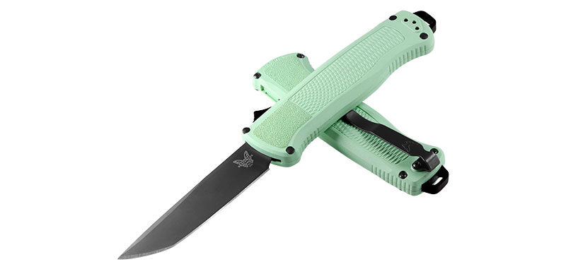 Couteau automatique Benchmade Shootout Sea Foam