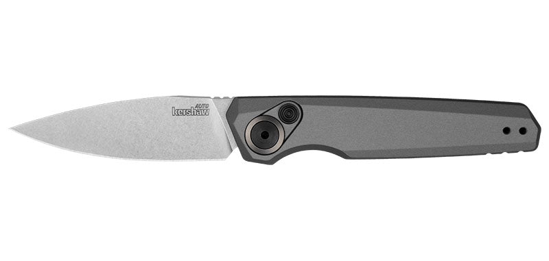 Couteau automatique Kershaw Launch 18 - Lame stonewash, CPM154