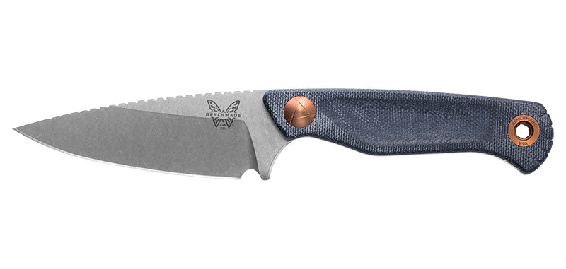Couteau Benchmade Dacian MagnaCut manche Micarta bleu