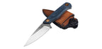 Couteau Benchmade Dacian MagnaCut manche Micarta bleu