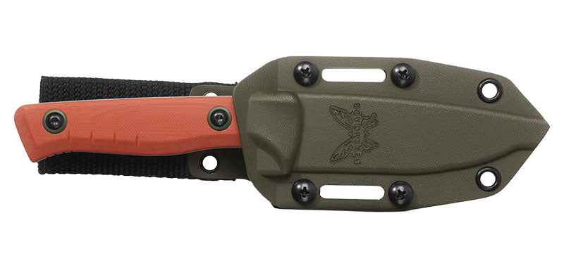 Couteau Benchmade SlipRidge Fixed Rust Orange