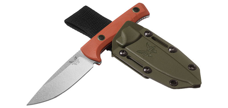 Couteau Benchmade SlipRidge Fixed Rust Orange