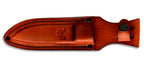 Couteau de chasse Benchmade Saddle Mountain Skinner - Manche bois stabilisé, étui cuir