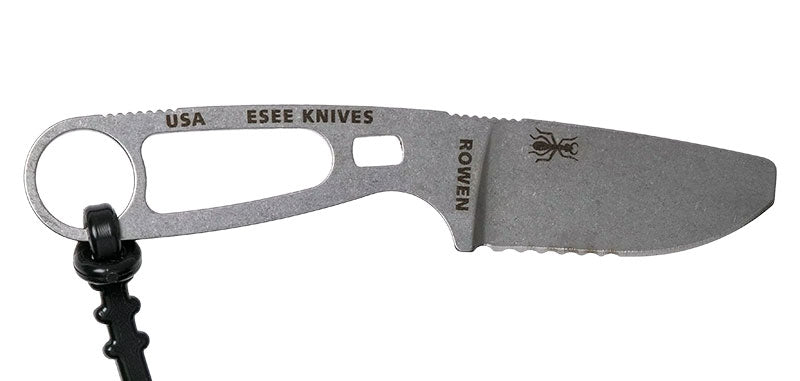 Couteau de sauvetage ESEE Imlay à bout rond et étui noir