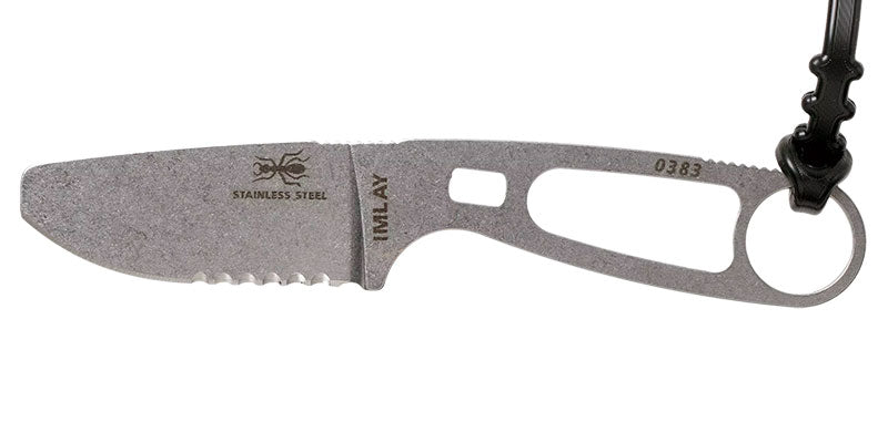 Couteau de sauvetage ESEE Imlay à bout rond et étui orange