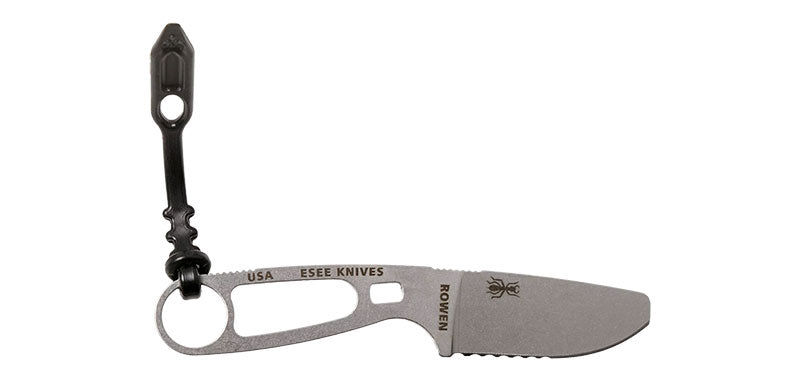 Couteau de sauvetage ESEE Imlay à bout rond et étui orange