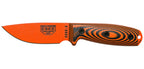 Couteau ESEE-3 lame orange manche G10 3D orange et noir