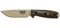 Couteau ESEE-4 Desert Tan manche G10 3D coyote et noir