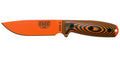 Couteau ESEE-4 lame orange manche G10 3D orange et noir