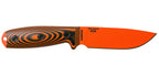 Couteau ESEE-4 lame orange manche G10 3D orange et noir