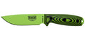 Couteau ESEE-4 lame Venom Green manche G10 3D vert et noir