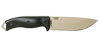 Couteau ESEE-5 lame Desert Tan manche G10 noir étui Kydex
