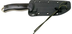 Couteau ESEE-5 lame Desert Tan manche G10 noir étui Kydex