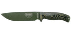 Couteau ESEE-6 lame verte manche G10 3D vert et noir
