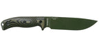 Couteau ESEE-6 lame verte manche G10 3D vert et noir