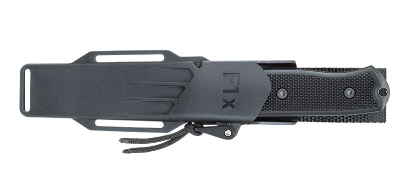 Couteau Fallkniven F1 XB Elmax lame noire étui MOLLE