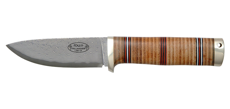 Couteau Fallkniven Idun CX lame damas manche cuir