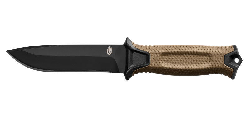 Couteau Gerber Strongarm lame fixe avec étui MOLLE - Coyote FE, lame 122 mm, étui Cordura MOLLE