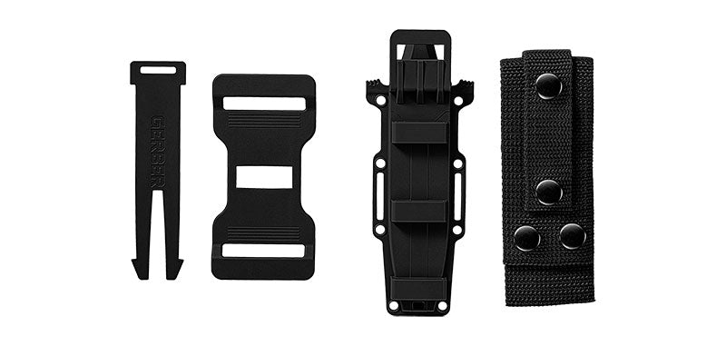 Couteau Gerber Strongarm lame fixe avec étui MOLLE - Lame lisse 127 mm, étui Kydex
