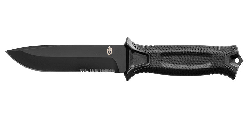 Couteau Gerber Strongarm lame fixe avec étui MOLLE - Lame mixte 122 mm, étui Kydex