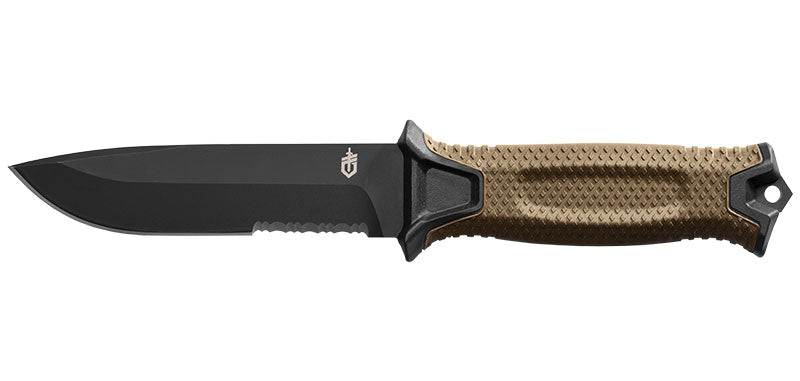 Couteau Gerber Strongarm lame fixe avec étui MOLLE - Lame mixte 127 mm, étui Kydex
