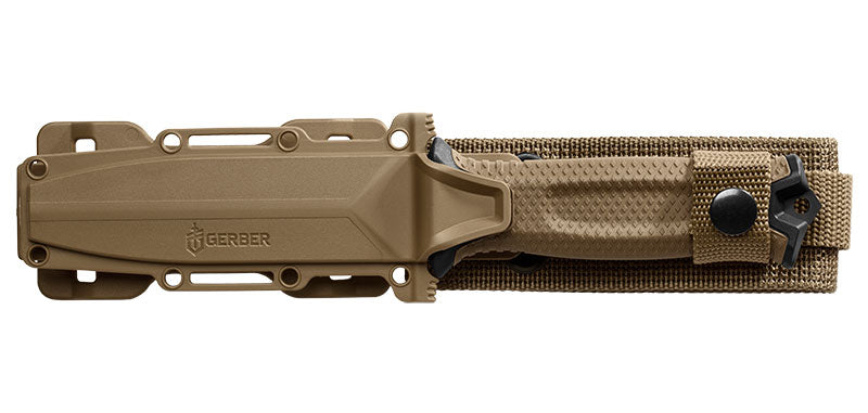 Couteau Gerber Strongarm lame fixe avec étui MOLLE - Lame mixte 127 mm, étui Kydex