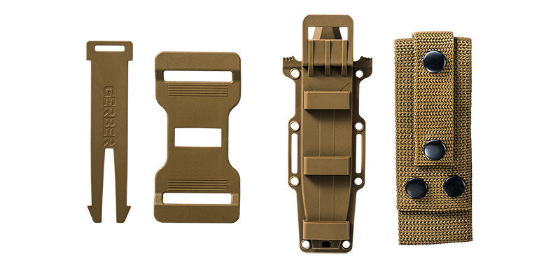 Couteau Gerber Strongarm lame fixe avec étui MOLLE - Lame mixte 127 mm, étui Kydex