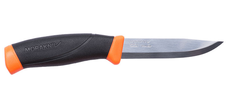 Couteau Morakniv Companion noir et orange inox