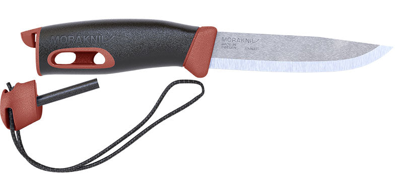 Couteau Morakniv Companion Spark avec allume-feu - Rouge