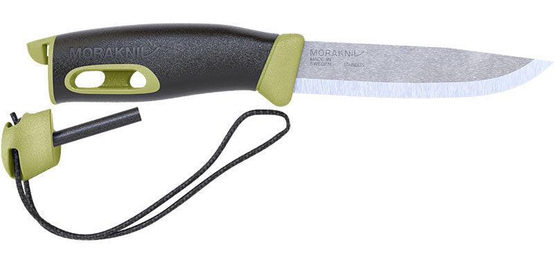 Couteau Morakniv Companion Spark avec allume-feu - Vert