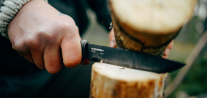 Couteau Morakniv Garberg Grand carbone DLC étui cuir