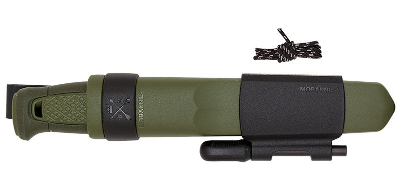Couteau Morakniv Kansbol vert avec kit de survie