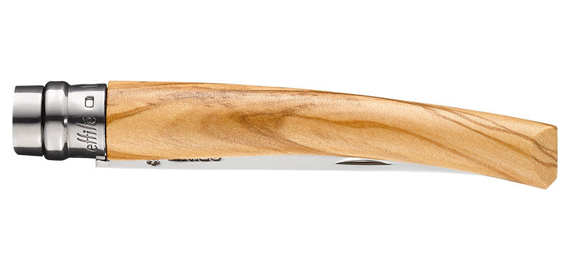 Couteau Opinel Effilé inox, du N°8 au N°15 - N°10 olivier