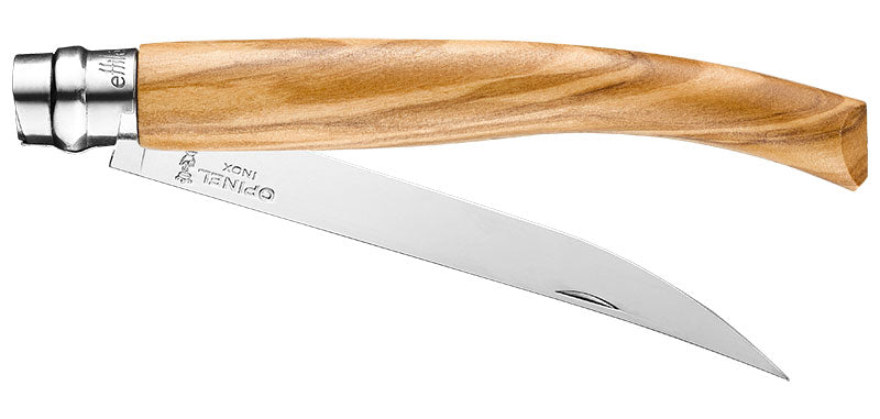Couteau Opinel Effilé inox, du N°8 au N°15 - N°12 olivier