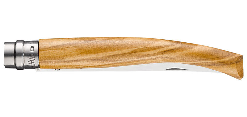 Couteau Opinel Effilé inox, du N°8 au N°15 - N°12 olivier