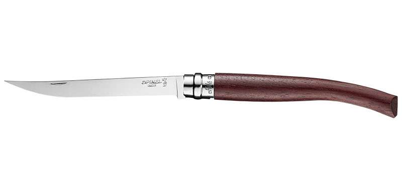Couteau Opinel Effilé inox, du N°8 au N°15 - N°12 padouk poli