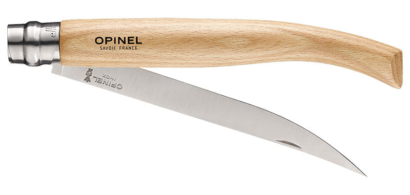 Couteau Opinel Effilé inox, du N°8 au N°15 - N°15 hêtre