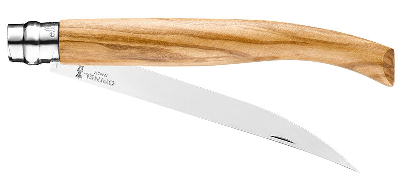 Couteau Opinel Effilé inox, du N°8 au N°15 - N°15 olivier