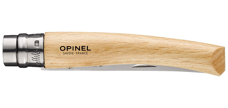 Couteau Opinel Effilé inox, du N°8 au N°15 - N°8 hêtre