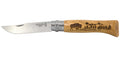 Couteau Opinel N°08 Animalia America, bison, élan ou ours - Bison