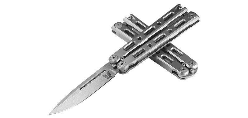 Couteau papillon Benchmade Laro titane