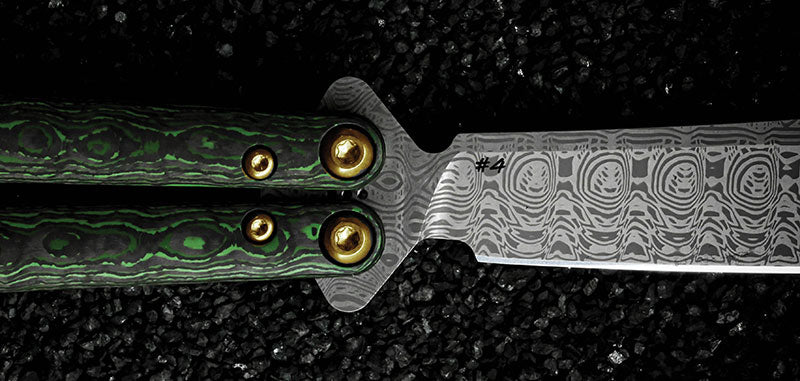 Couteau papillon Benchmade Necron Jungle Wear damas