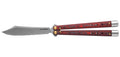 Couteau papillon Benchmade Necron Lava Flow damas