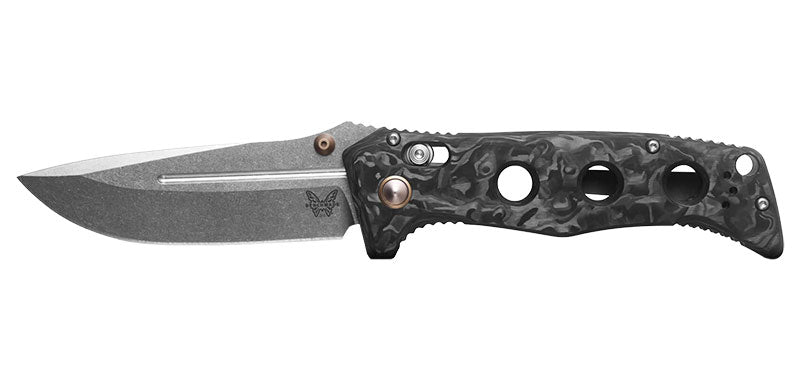 Couteau pliant Benchmade Adamas carbone marbré