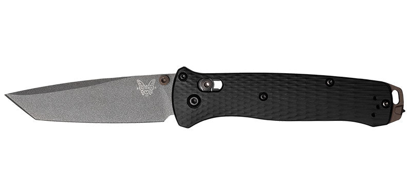 Couteau pliant Benchmade Bailout Storm Gray - Tranchant lisse