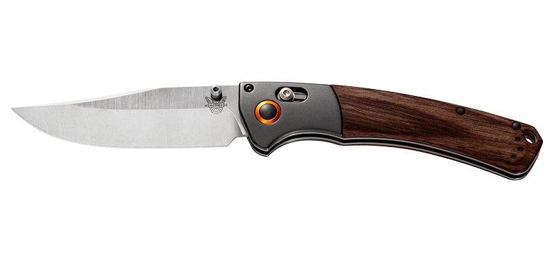 Couteau pliant Benchmade Crooked River - Manche Bois stabilisé