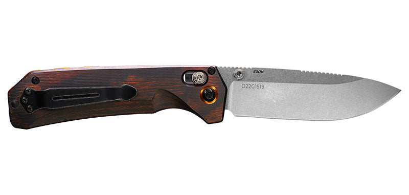 Couteau pliant Benchmade Grizzly Creek bois